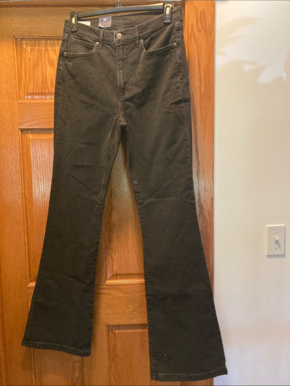 GAP Tall Black Flared Jeans